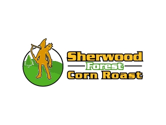 Sherwood Forest Corn Roast logo design by wongndeso
