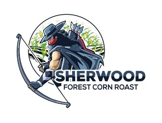 Sherwood Forest Corn Roast logo design by mrdesign