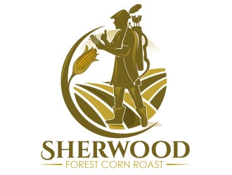 Sherwood Forest Corn Roast logo design by Suvendu