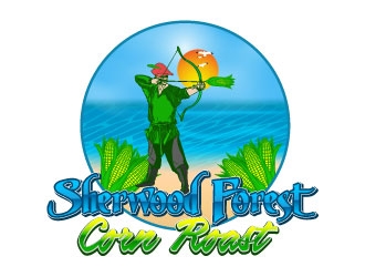 Sherwood Forest Corn Roast logo design by AYATA