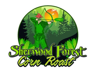 Sherwood Forest Corn Roast logo design by AYATA