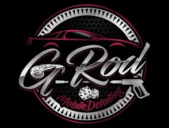G ROD mobile detailing  logo design by jaize