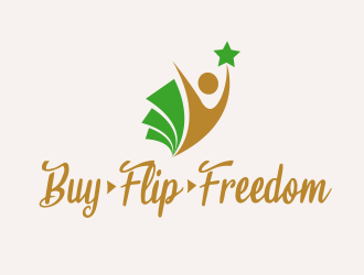 Buy.Flip.Freedom logo design by BeDesign