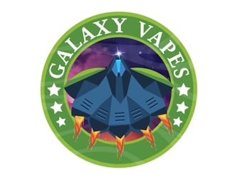 Galaxy Vapes logo design by Roma