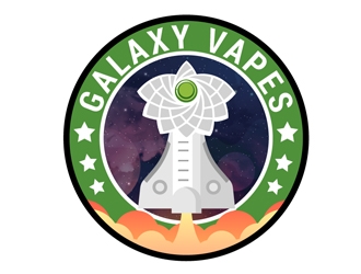Galaxy Vapes logo design by Roma