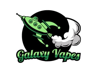 Galaxy Vapes logo design by Alex7390