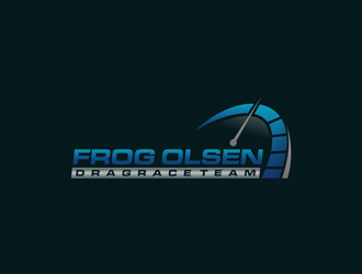 Frog Olsen Dragrace Team logo design by ndaru