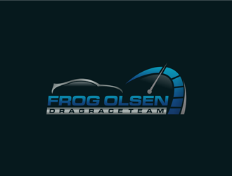 Frog Olsen Dragrace Team logo design by ndaru