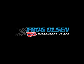 Frog Olsen Dragrace Team logo design by wongndeso