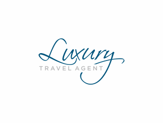 Luxury Travel Agent logo design by checx