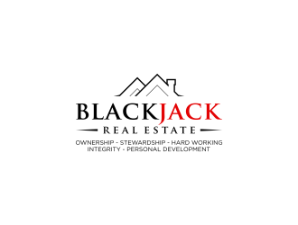 Blackjack Real Estate logo design by salis17