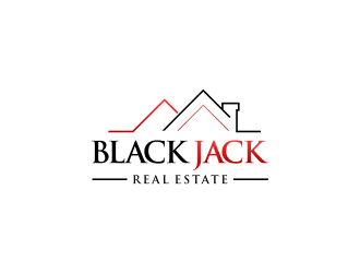 Blackjack Real Estate logo design by haidar