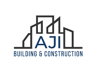 AJI Building & Construction logo design by akilis13