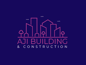 AJI Building & Construction logo design by czars