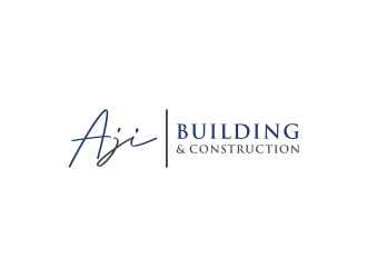 AJI Building & Construction logo design by bricton