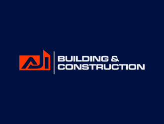 AJI Building & Construction logo design by santrie