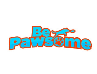Be Pawsome logo design by desynergy