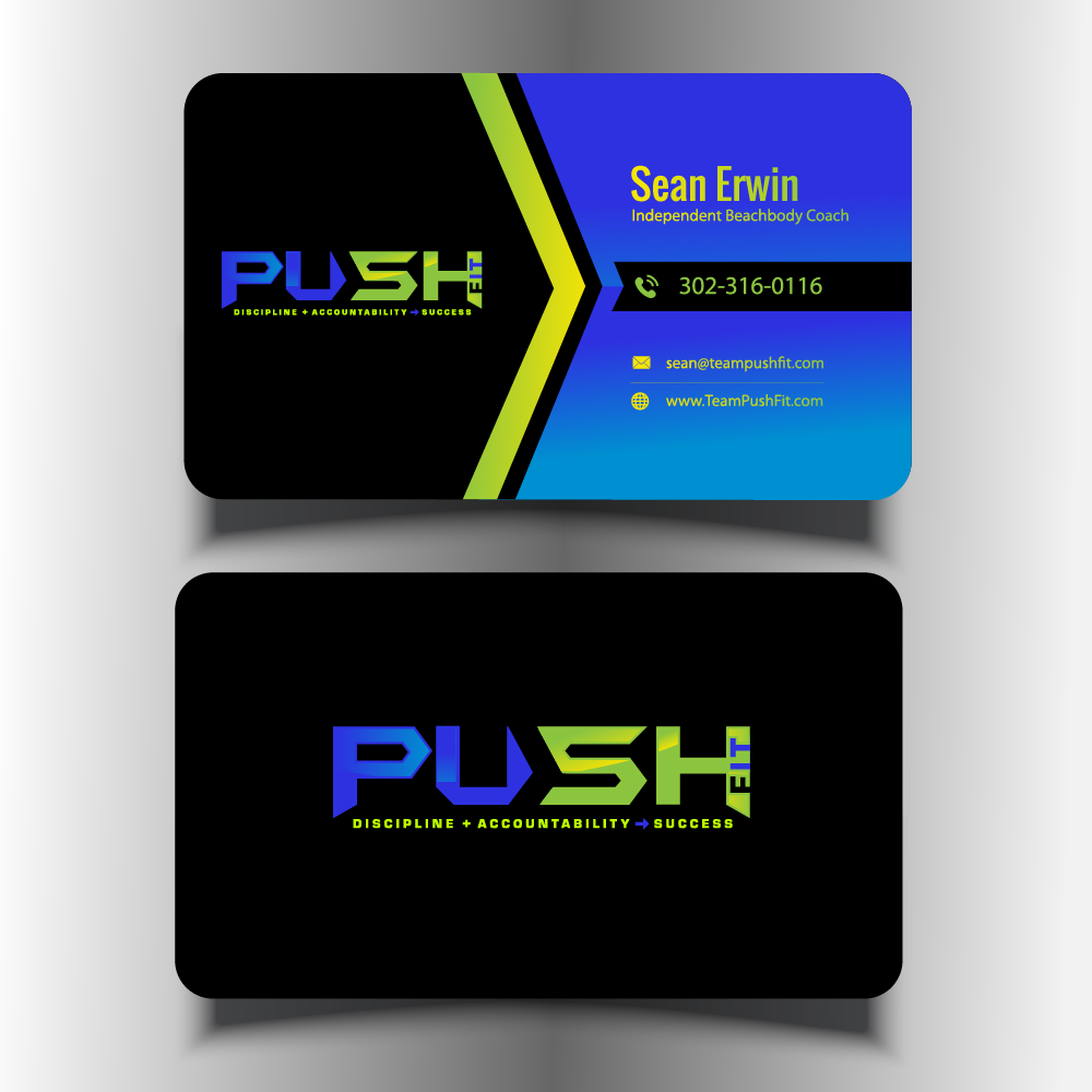 PUSH Fit logo design by AnuragYadav