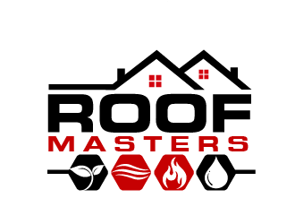 Roof Masters  logo design by THOR_