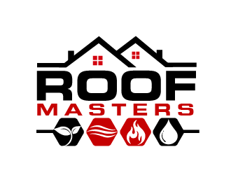 Roof Masters  logo design by THOR_