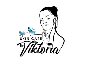 Skin Care by Viktoria logo design by DreamLogoDesign