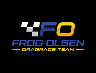 Frog Olsen Dragrace Team logo design by ingepro