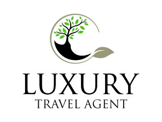 Luxury Travel Agent logo design by jetzu