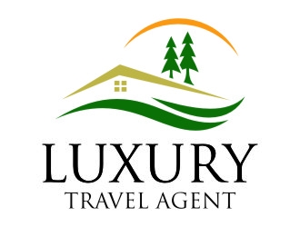 Luxury Travel Agent logo design by jetzu