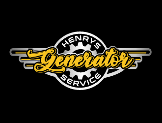 Henrys Generator Service  logo design by axel182