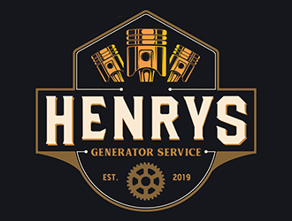 Henrys Generator Service  logo design by Optimus