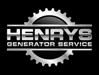 Henrys Generator Service  logo design by abss