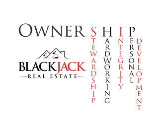 Blackjack Real Estate logo design by bosbejo