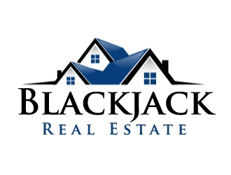 Blackjack Real Estate logo design by ElonStark