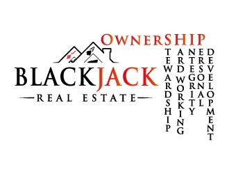 Blackjack Real Estate logo design by AYATA