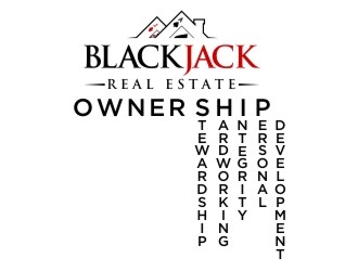 Blackjack Real Estate logo design by dibyo