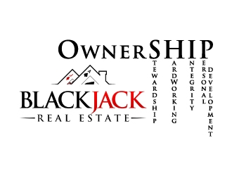 Blackjack Real Estate logo design by abss