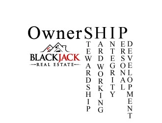 Blackjack Real Estate logo design by J0s3Ph