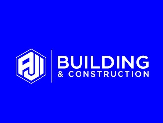 AJI Building & Construction logo design by desynergy
