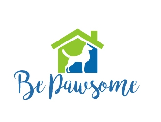 Be Pawsome logo design by ElonStark