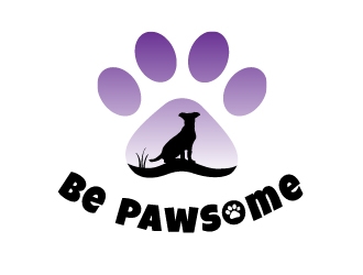 Be Pawsome logo design by pollo