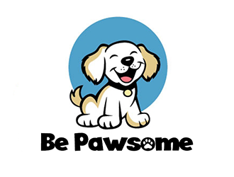 Be Pawsome logo design by Optimus