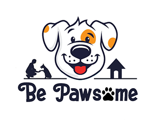 Be Pawsome logo design by Optimus