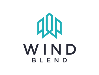 Wind Blend logo design by Orino