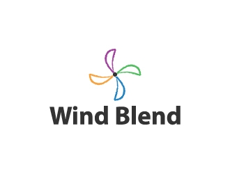 Wind Blend logo design by kasperdz