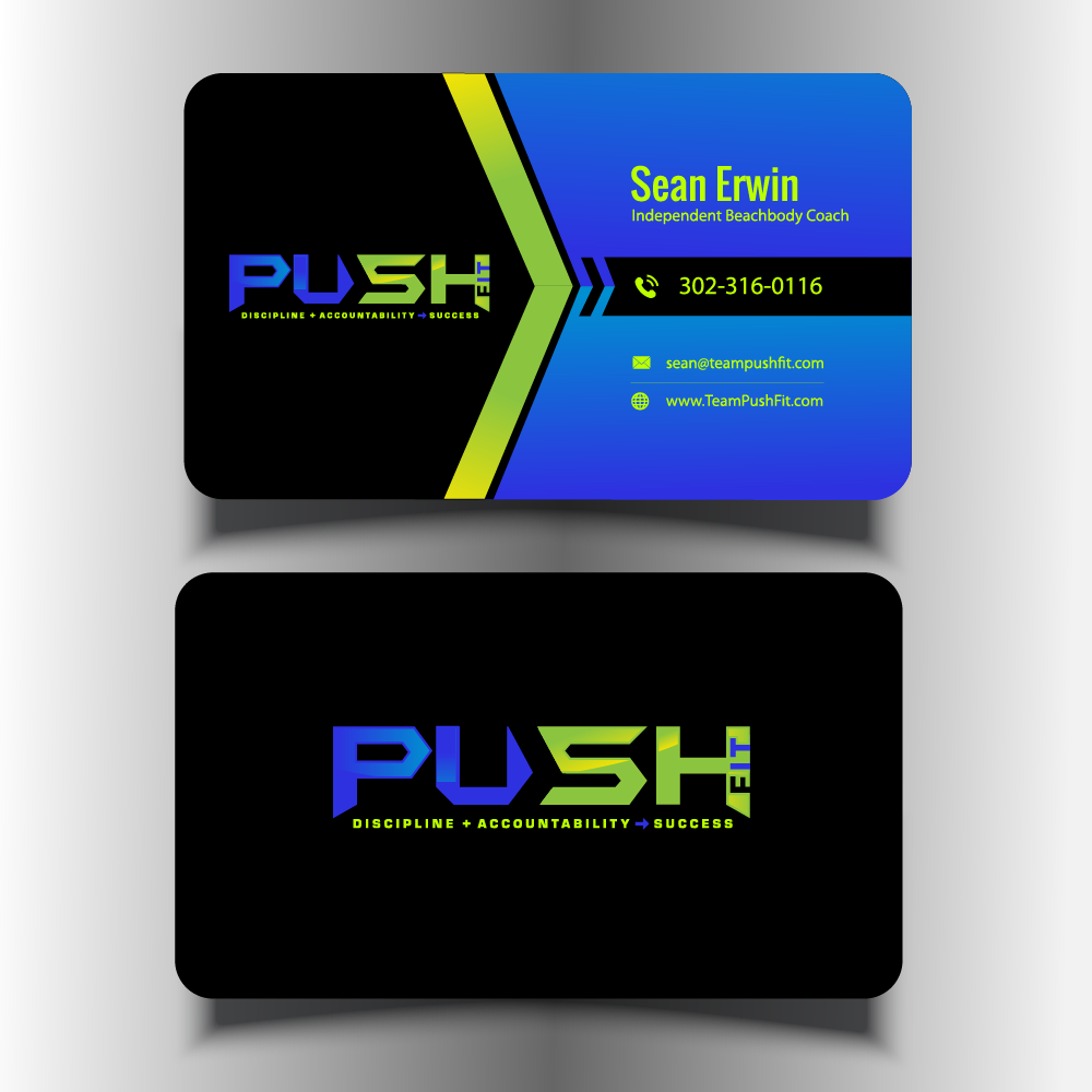 PUSH Fit logo design by AnuragYadav