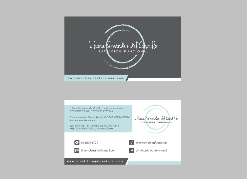 Liliana Fernández del Castillo logo design by shravya