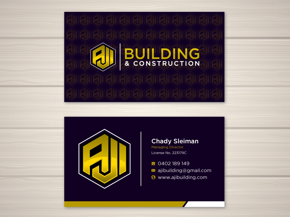AJI Building & Construction logo design by labo