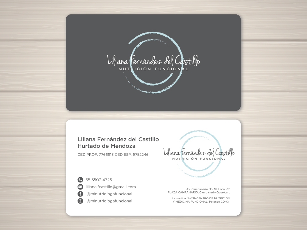 Liliana Fernández del Castillo logo design by labo