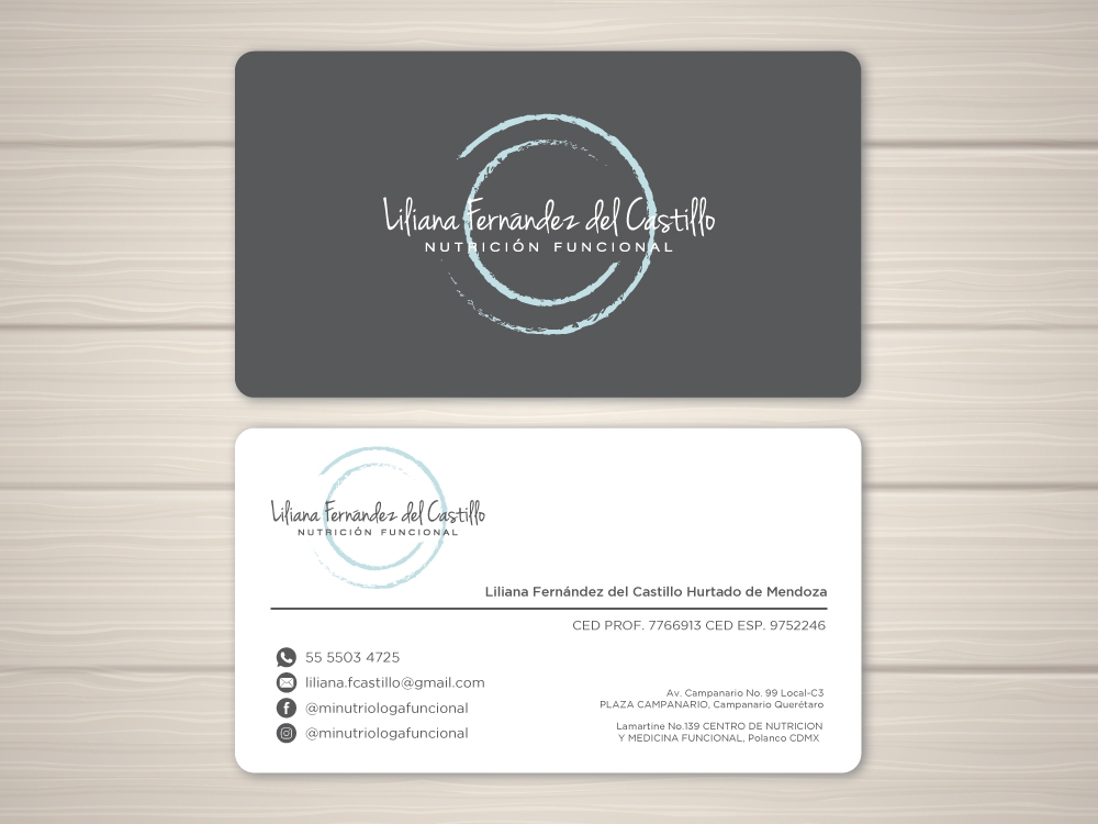 Liliana Fernández del Castillo logo design by labo