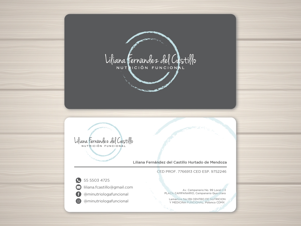 Liliana Fernández del Castillo logo design by labo